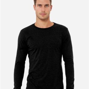Heather CVC Long Sleeve Tee - 3501CVC - Image 53