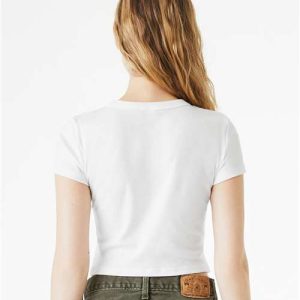 Women's Micro Rib Baby Tee - 1010 - Image 31