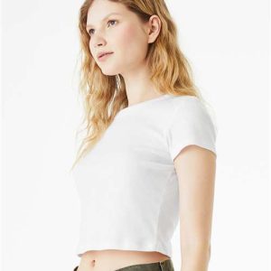 Women's Micro Rib Baby Tee - 1010 - Image 30