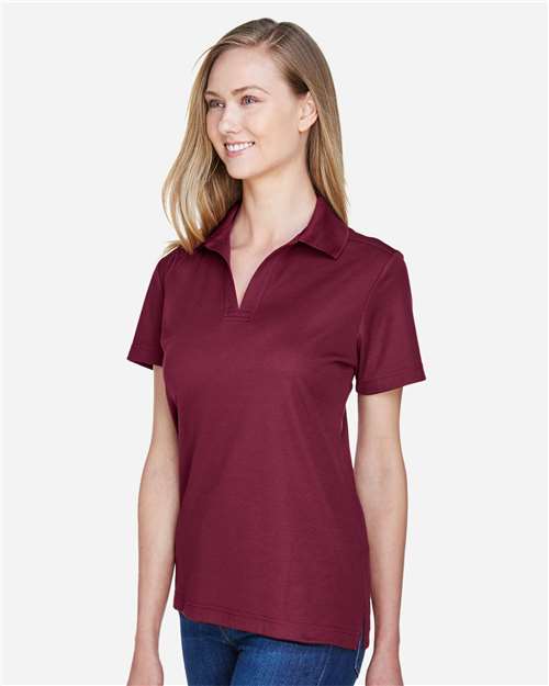 Women's CrownLux Performance® Plaited Polo - DG20W