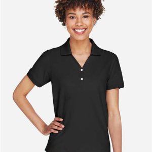 Women's Pima Piqué Polo - D100W - Image 4