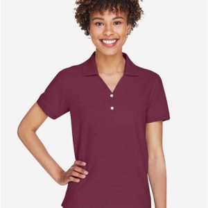Women's Pima Piqué Polo - D100W - Image 9