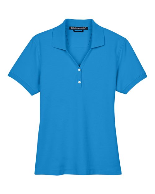 Women's Pima Piqué Polo - D100W