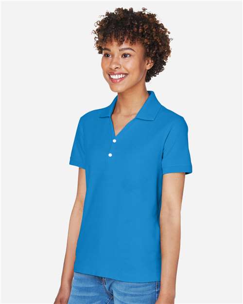 Women's Pima Piqué Polo - D100W