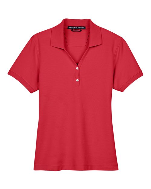 Women's Pima Piqué Polo - D100W