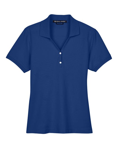 Women's Pima Piqué Polo - D100W