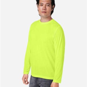 Unisex Fusion ChromaSoft™ Performance Long Sleeve T-Shirt - CE111L - Image 30