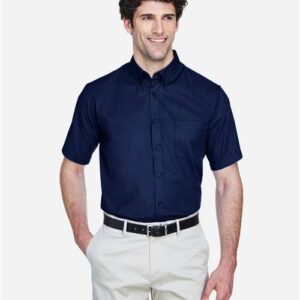 Men's Optimum Short Sleeve Twill Dress Shirt - 88194 - Image 14