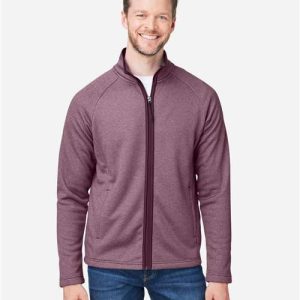 Men's Venture Heathered Stripe Full-Zip Jacket - CE72 - Image 11