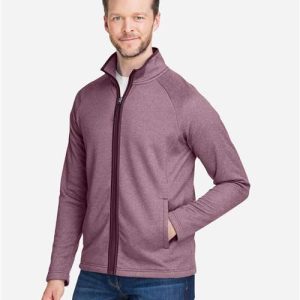 Men's Venture Heathered Stripe Full-Zip Jacket - CE72 - Image 12