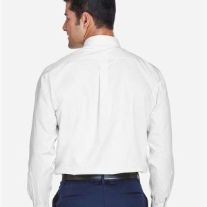 Men's Crown Collection® Oxford Woven Dress Shirt - D630 - Image 16