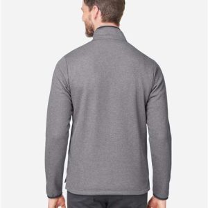 Men's Venture Heathered Stripe Quarter-Zip Pullover - CE73 - Image 7