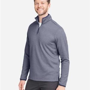 Men's Venture Heathered Stripe Quarter-Zip Pullover - CE73 - Image 18