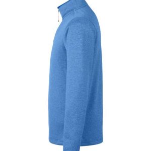 Men's Venture Heathered Stripe Quarter-Zip Pullover - CE73 - Image 22