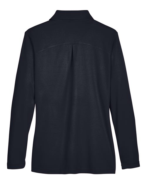 Women's CrownLux Performance® Plaited Long Sleeve Polo - DG20LW