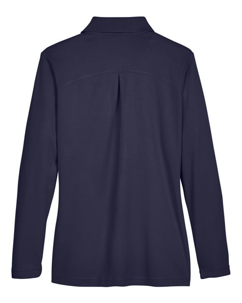Women's CrownLux Performance® Plaited Long Sleeve Polo - DG20LW