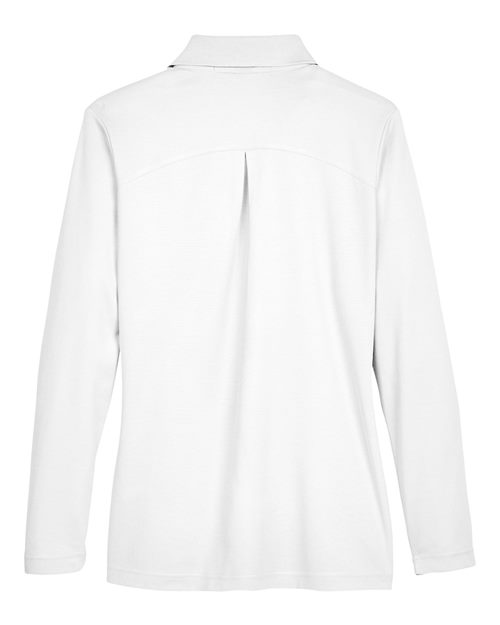 Women's CrownLux Performance® Plaited Long Sleeve Polo - DG20LW