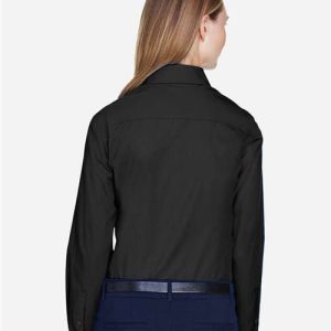 Women's Crown Collection® Broadcloth Woven Dress Shirt - D620W - Image 6