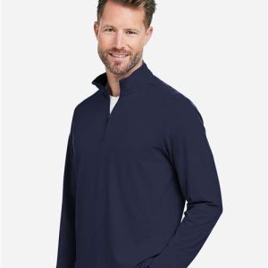 Men's Raleigh Stretch Quarter-Zip Pullover - DG425 - Image 24