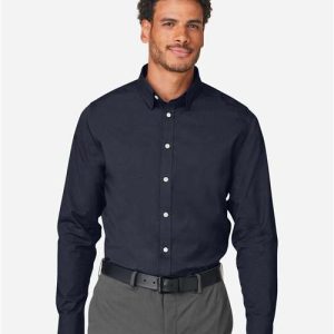 Men's CrownLux Performance® Spencer Poplin Dress Shirt - DG505 - Image 29