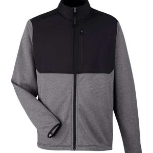 Men's Venture Heathered Stripe Hybrid Jacket - CE74 - Image 2