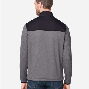 Men's Venture Heathered Stripe Hybrid Jacket - CE74 - Image 7