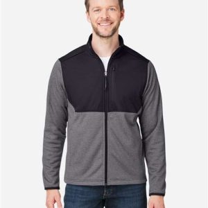 Men's Venture Heathered Stripe Hybrid Jacket - CE74 - Image 5
