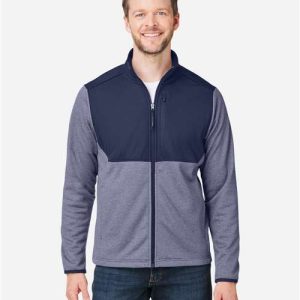 Men's Venture Heathered Stripe Hybrid Jacket - CE74 - Image 11