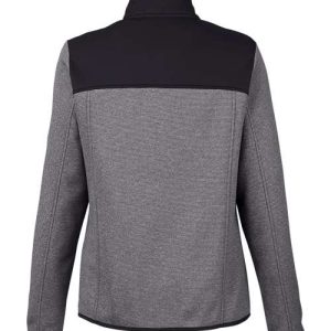 Women's Venture Heathered Stripe Hybrid Jacket - CE74W - Image 3