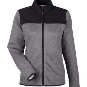 Women's Venture Heathered Stripe Hybrid Jacket - CE74W - Image 2
