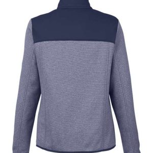 Women's Venture Heathered Stripe Hybrid Jacket - CE74W - Image 9