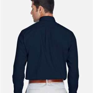 Men's Tall Crown Collection® Broadcloth Woven Dress Shirt - D620T - Image 11