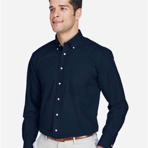Men's Tall Crown Collection® Broadcloth Woven Dress Shirt - D620T - Image 10