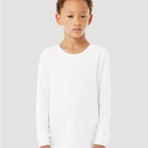 Youth Heather CVC Long Sleeve Tee - 3501YCVC