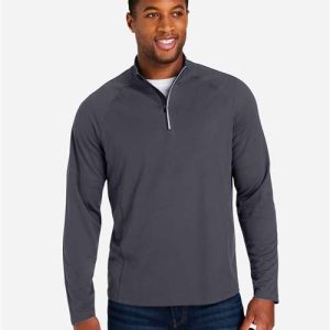 Men's Origin Performance Pique Quarter-Zip Pullover - CE418 - Image 11
