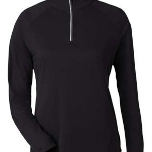Women's Origin Performance Pique Quarter-Zip Pullover - CE418W - Image 2