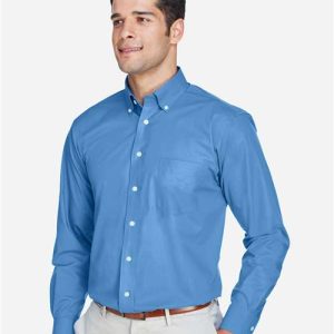 Men's Crown Collection® Broadcloth Woven Dress Shirt - D620 - Image 15
