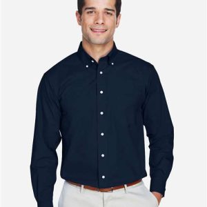 Men's Crown Collection® Broadcloth Woven Dress Shirt - D620 - Image 19