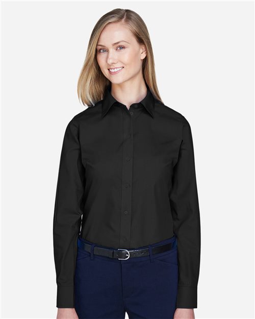 Women's Crown Collection® Broadcloth Woven Dress Shirt - D620W
