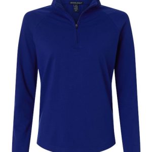 Women's Seaton Pebble Textured Quarter-Zip Pullover - DG402W - Image 26