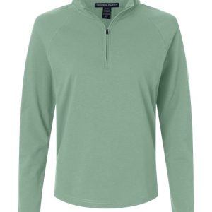 Women's Seaton Pebble Textured Quarter-Zip Pullover - DG402W - Image 2