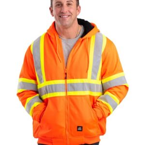 Safety Striped Therman Lined Sweatshirt - HVF024