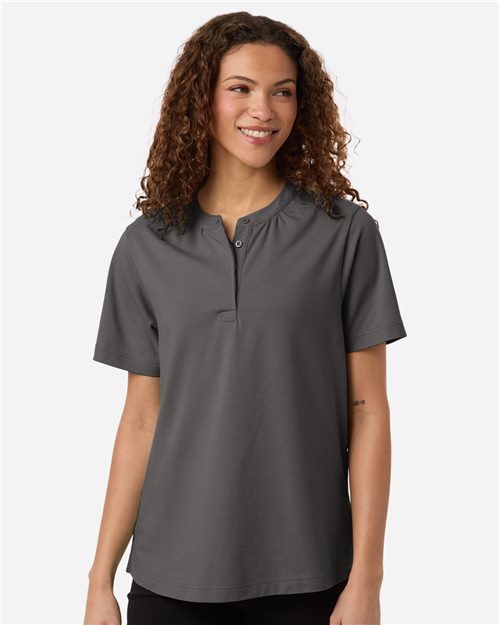 Women's Seaton Pebble Textured Polo - DG102W