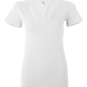 Women’s Jersey Deep V-Neck Tee - 6035