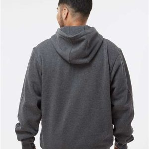 Men's Crossfire Heavyweight Power Fleece Hooded Jacket with Thermal Lining - 7033 - Image 13