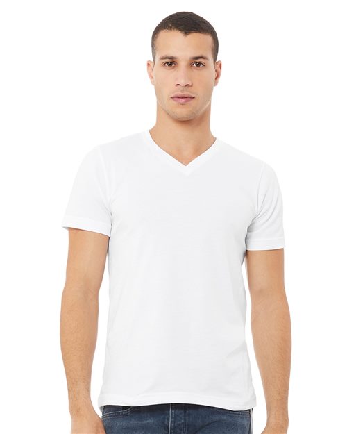 Unisex Jersey V-Neck Tee - 3005