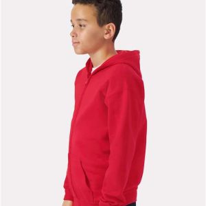 Youth Heavy Blend™ Full-Zip Hooded Sweatshirt - 18600B - Image 18