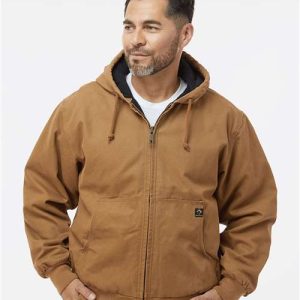 Men's Cheyenne Boulder Cloth™ Hooded Jacket with Tricot Quilt Lining - 5020 - Image 11