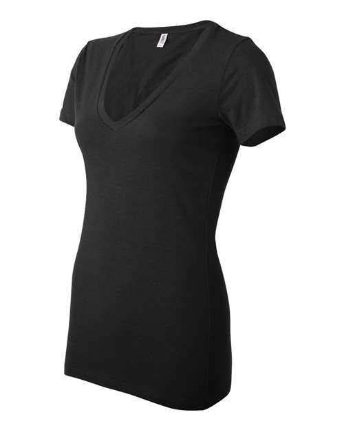 Women’s Jersey Deep V-Neck Tee - 6035