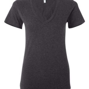Women’s Jersey Deep V-Neck Tee - 6035 - Image 5